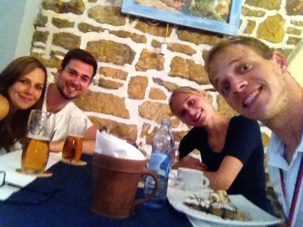 Denisa, Filip, Péťa a moje maličkost