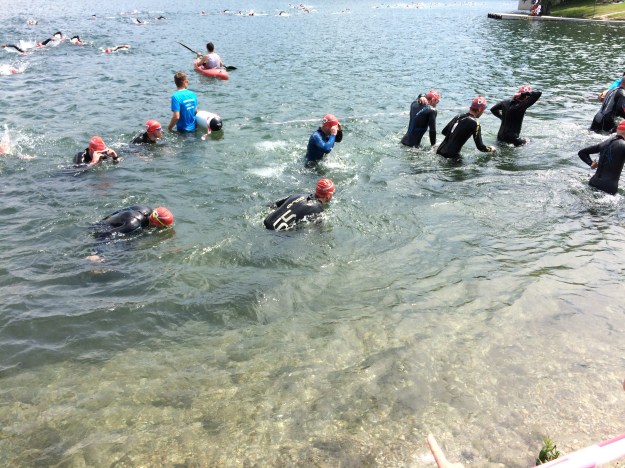 Já jsem ta potápka uprostřed