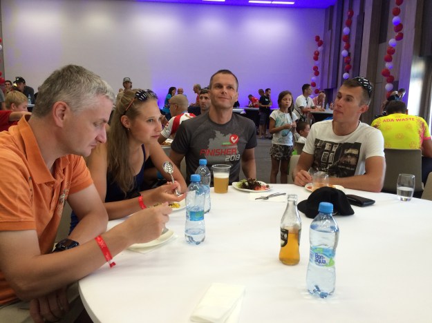 Pasta party byla famózní...!