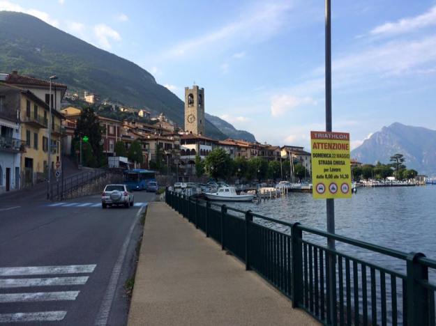 Triathlon ATTENZIONE! Hezká lokalita k závodu. Lago d'Iseo